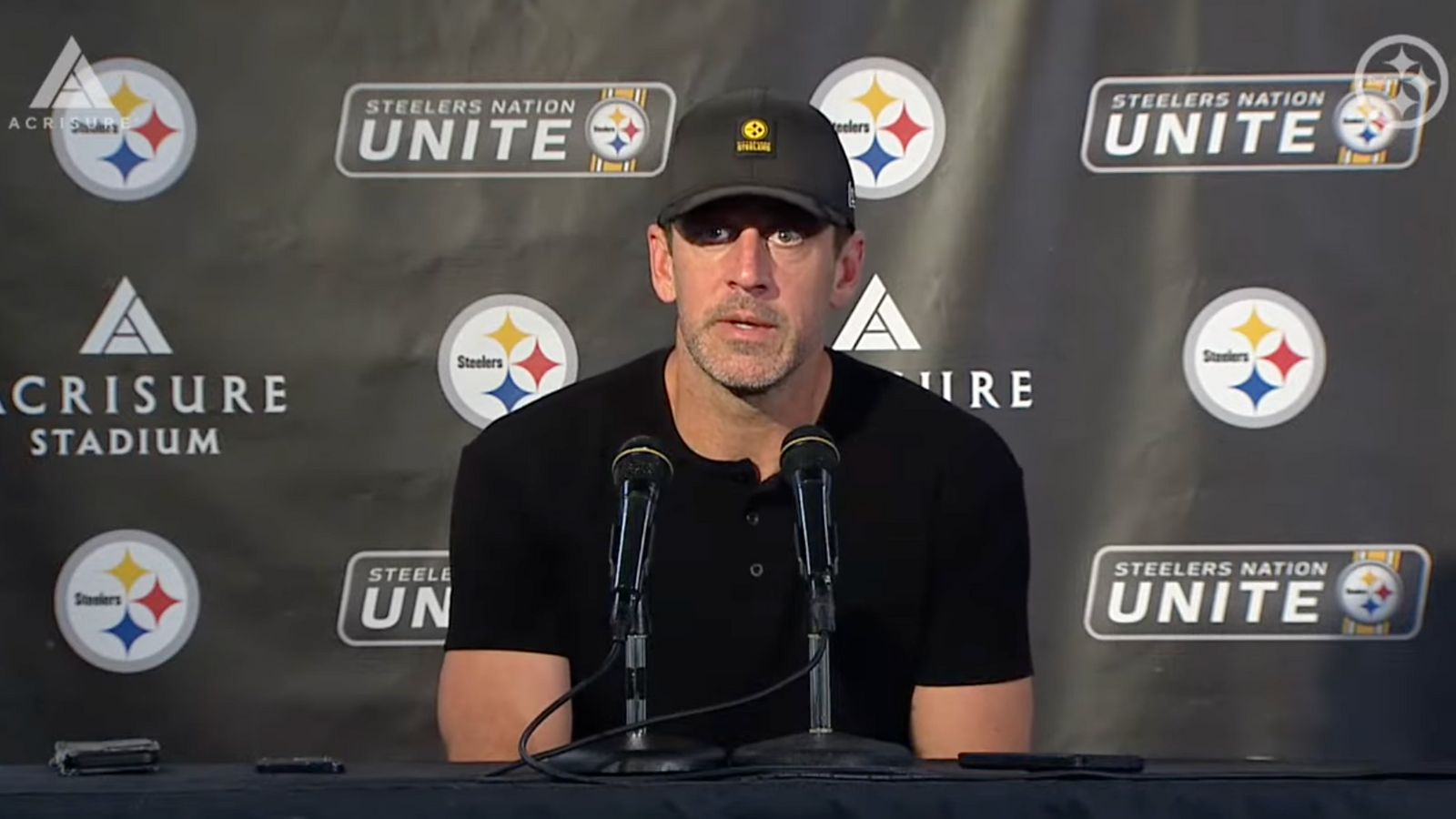 Steelers' Aaron Rodgers Sends Strong Message To Locker Room After Embarrassing Home Loss (Steelers News). Photo by Pittsburgh Steelers / YouTube